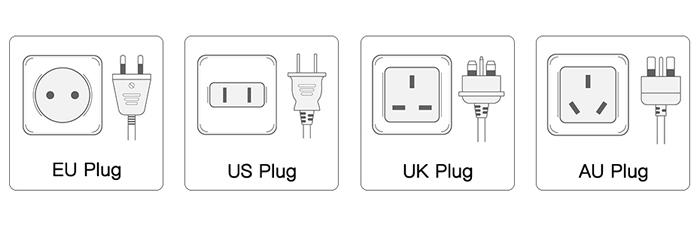 European standard socket, American standard socket