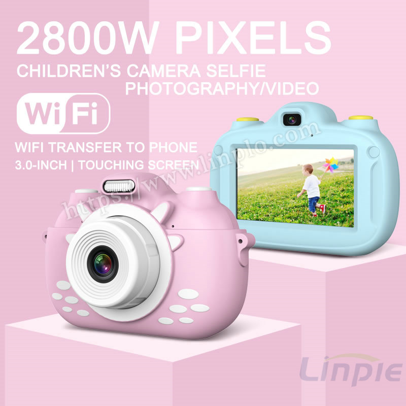 A5 Digital Camera for Kids 3.0-inch IPS HD Touching Screen