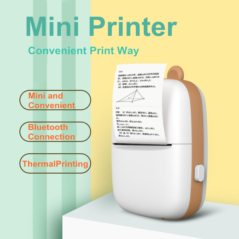 A8 Small photo printer,Mini printer for phone,Portable photo printers