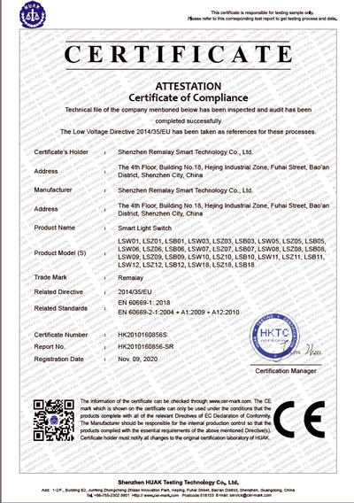 CE certificate