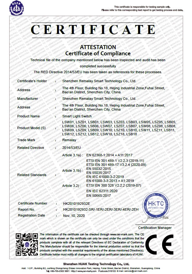 CE certificate